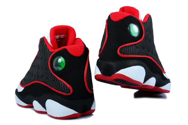 Air Jordan 13 Mens Shoes Aaa Black/White/Red Online